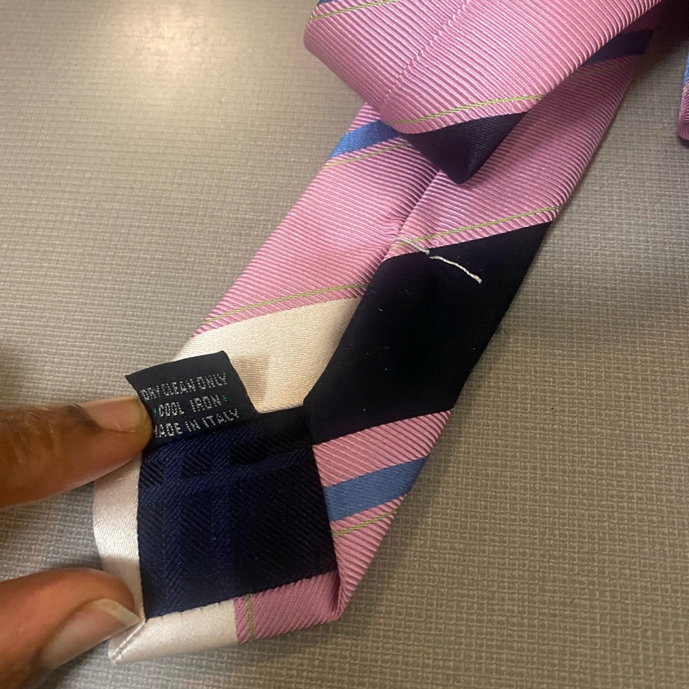 Authentic Burberry strip tie multicolored - Picture 4 of 6